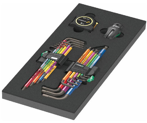 Wera 9740 Foam Insert L-key Set 1, 20 Pce