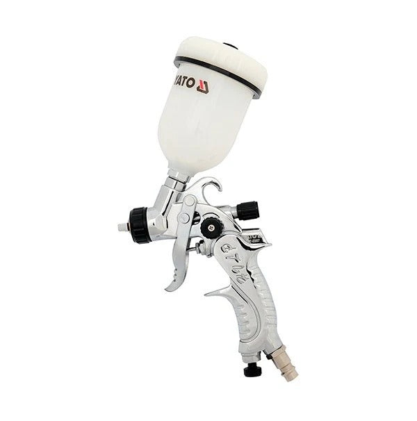 YATO EUROPE SPRAY GUN WITH FLUID CUP HVLP 100ML 0.8MM NOZZLE SKU: YAT2357