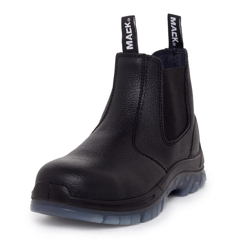 Mack Tradie Slip On Safety Work Boots Black MKTRADIE-BBF