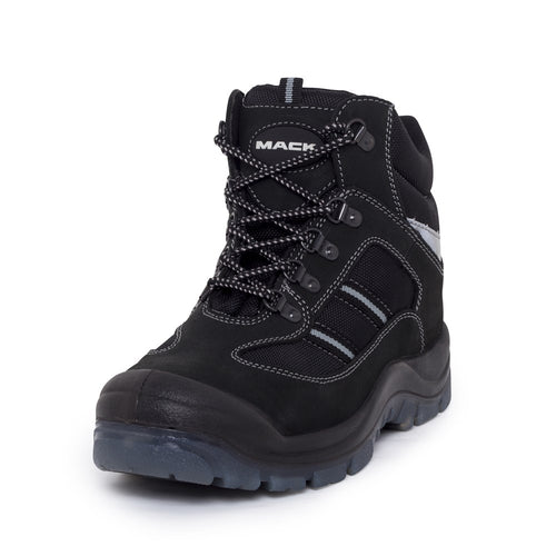 Mack Turbo Lace Up Safety Work Boots Black MKTURBO-BBF