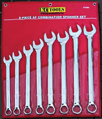 Z TECH 8PC LARGE SIZE COMBINATION SPANNER SET KC19828