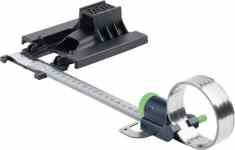 Festool 497443 Circle Cutter Attachment With Adapter Base Plate for CARVEX