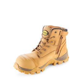 DIADORA Craze Wide Lace Up Safety Boots With Zip FU1533CT