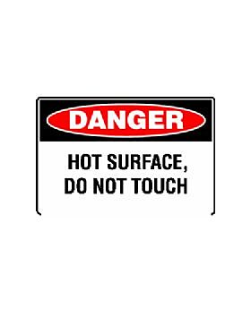 HOT SURFACE, DO NOT TOUCH SIGN 231DSAV