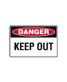 KEEP OUT SIGN 24DP