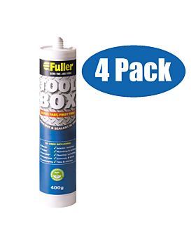 FULLER Tool Box 400g Multipurpose Interior/Exterior Polymer Adhesive & Sealant in 1-Grey-4Pack 7029774250 x 4