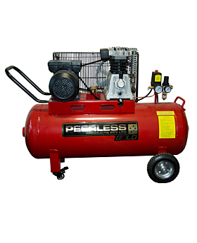 PEERLESS Gold Series 2.5hp 100Ltr Belt Drive Air Compressor