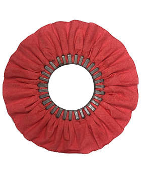 RENEGADE Airway Polishing Wheel Pad- Flame Cut Red-9" 230mm