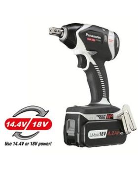 Panasonic EY75A2LS2G 14.4v & 18v Dual Voltage Impact Wrench Combo Kit With 4.2ah Batteries