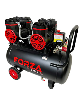Forza Tools 1800W (2x 900W) 40L Oil Free Trade Portable Air Compressor-FT180040 