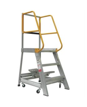 GORILLA Order Picking Ladder 900mm 200kg Rated Aluminium GOP03