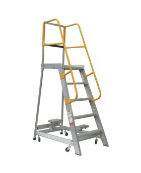 GORILLA Order Picking Ladder 1500mm 200kg Rated Aluminium GOP05