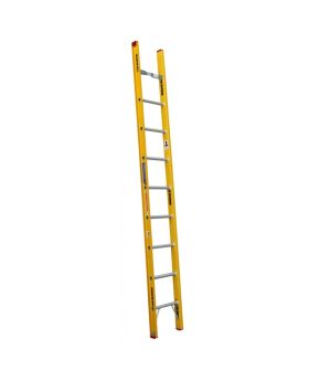 INDALEX Fibreglass Single Ladder-Tradesman Series- 3.0m 135kg Rated