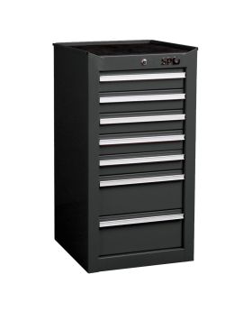 SP Tools SP40131 7 Drawer Black Side Cabinet