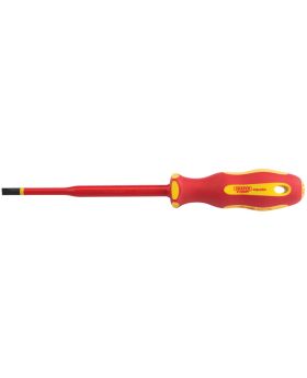 Draper Tools Ergo Plus&#174; Slimline Plain Slot VDE Screwdriver (5.5mm x 125mm) DRA02161