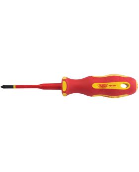 Draper Tools Ergo Plus&#174; Slimline PZ Type VDE Screwdriver (No:1 x 80mm) DRA02165