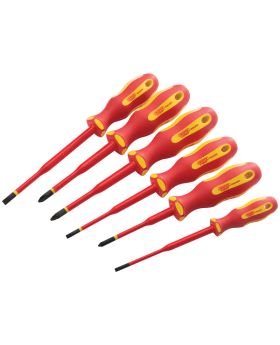 Draper Tools Ergo Plus&#174; Slimline VDE Approved Fully Insulated Screwdrivers (6 Piece) DRA02167