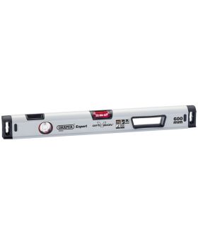 Draper Tools 600mm Opti-Vision&#8482; Box Section Ergo-Grip&#8482; Levels with Dual Vials DRA02320