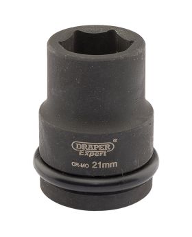 Draper Tools Expert 21mm 3/4 Square Drive Hi-Torq&#174; 6 Point Impact Socket DRA05002