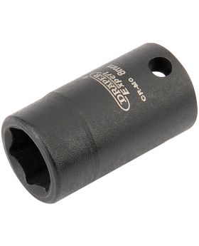 Draper Tools Expert 8mm 1/4 Square Drive Hi-Torq&#174; 6 Point Impact Socket DRA05012