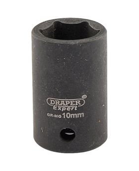 Draper Tools Expert 10mm 1/4 Square Drive Hi-Torq&#174; 6 Point Impact Socket DRA05014