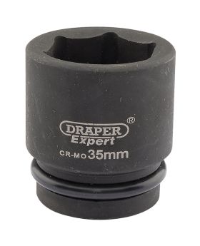 Draper Tools Expert 35mm 3/4 Square Drive Hi-Torq&#174; 6 Point Impact Socket DRA05015