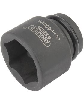 Draper Tools Expert 40mm 3/4 Square Drive Hi-Torq&#174; 6 Point Impact Socket DRA05021