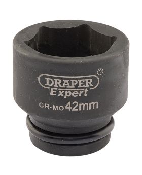 Draper Tools Expert 42mm 3/4 Square Drive Hi-Torq&#174; 6 Point Impact Socket DRA05023