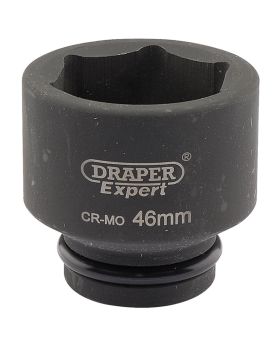 Draper Tools Expert 46mm 3/4 Square Drive Hi-Torq&#174; 6 Point Impact Socket DRA05028