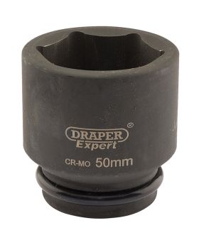 Draper Tools Expert 50mm 3/4 Square Drive Hi-Torq&#174; 6 Point Impact Socket DRA05032