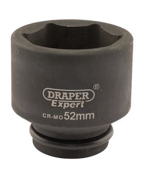 Draper Tools Expert 52mm 3/4 Square Drive Hi-Torq&#174; 6 Point Impact Socket DRA05034