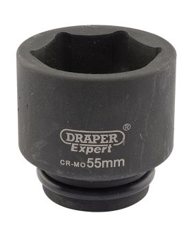 Draper Tools Expert 55mm 3/4 Square Drive Hi-Torq&#174; 6 Point Impact Socket DRA05036