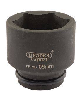 Draper Tools Expert 56mm 3/4 Square Drive Hi-Torq&#174; 6 Point Impact Socket DRA05037