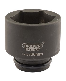 Draper Tools Expert 60mm 3/4 Square Drive Hi-Torq&#174; 6 Point Impact Socket DRA05041