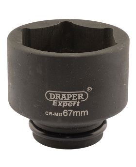 Draper Tools Expert 67mm 3/4 Square Drive Hi-Torq&#174; 6 Point Impact Socket DRA05044