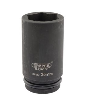 Draper Tools Expert 35mm 3/4 Square Drive Hi-Torq&#174; 6 Point Deep Impact Socket DRA05066