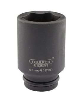 Draper Tools Expert 41mm 3/4 Square Drive Hi-Torq&#174; 6 Point Deep Impact Socket DRA05072