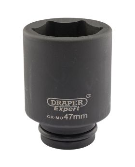 Draper Tools Expert 47mm 3/4 Square Drive Hi-Torq&#174; 6 Point Deep Impact Socket DRA05078