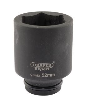 Draper Tools Expert 52mm 3/4 Square Drive Hi-Torq&#174; 6 Point Deep Impact Socket DRA05083