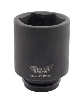 Draper Tools Expert 59mm 3/4 Square Drive Hi-Torq&#174; 6 Point Deep Impact Socket DRA05087