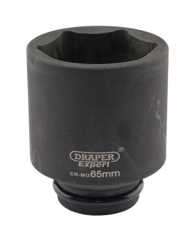 Draper Tools Expert 65mm 3/4 Square Drive Hi-Torq&#174; 6 Point Deep Impact Socket DRA05090