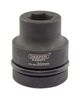 Draper Tools Expert 20mm 1 Square Drive Hi-Torq&#174; 6 Point Impact Socket DRA05101