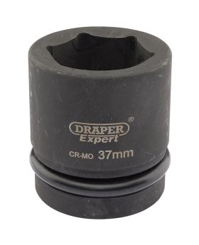 Draper Tools Expert 37mm 1 Square Drive Hi-Torq&#174; 6 Point Impact Socket DRA05117