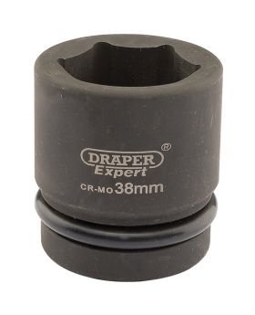 Draper Tools Expert 38mm 1 Square Drive Hi-Torq&#174; 6 Point Impact Socket DRA05118