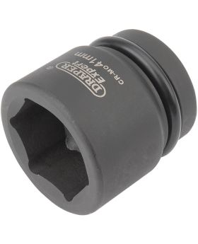 Draper Tools Expert 41mm 1 Square Drive Hi-Torq&#174; 6 Point Impact Socket DRA05121