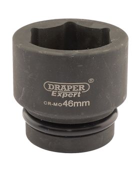 Draper Tools Expert 46mm 1 Square Drive Hi-Torq&#174; 6 Point Impact Socket DRA05124