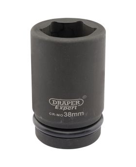 Draper Tools Expert 38mm 1 Square Drive Hi-Torq&#174; 6 Point Deep Impact Socket DRA05151