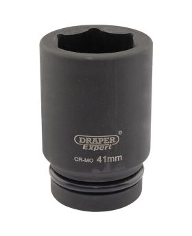 Draper Tools Expert 41mm 1 Square Drive Hi-Torq&#174; 6 Point Deep Impact Socket DRA05152