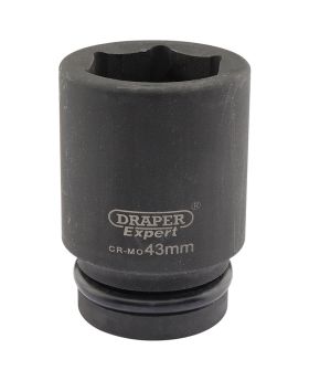 Draper Tools Expert 43mm 1 Square Drive Hi-Torq&#174; 6 Point Deep Impact Socket DRA05153