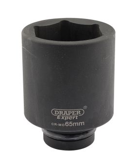 Draper Tools Expert 65mm 1 Square Drive Hi-Torq&#174; 6 Point Deep Impact Socket DRA05158